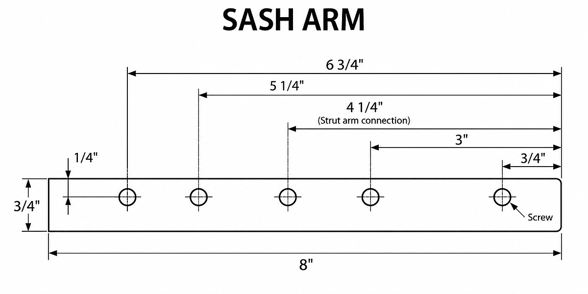 Sash Arm